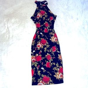Windsor Floral MIDI Dress
